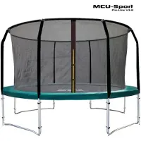 MCU-Sport Pro-line 4,3m Grøn Trampolin V3.0 + Pro sikkerhedsnet