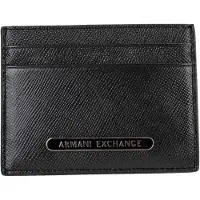 Giorgio Armani A|X Armani Exchangetil mænd. XM000169AF12702UC001 Kortholder i sort læder (OSFA), Casual