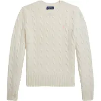 Ralph Lauren Bluse - Uld - Warm White - - 7 år (122) - Bluse