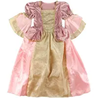 Den Goda Fen Udklædning - Prinsesse - Rosa/Guld - - 9-10 år (134-140) - Udklædning