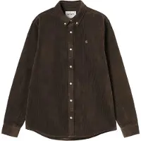 Carhartt WIP - Skjorter - L/S Madison Cord Shirt Tobacco til UnisexBomuld - Størrelse M - Brun