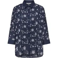 ONLY Bluse 'ONLNew Lina Grace' navy / hvid