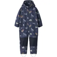Name it Softshelldragt m. Fleece - Noos - NmmAlfa08 - Oceana - - 3 år (98) - Softshell