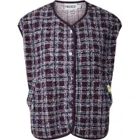 Pieces Vest 'PCKATTY' natblå / aubergine / lilla