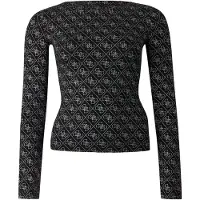 GUESS Shirts 'TEODORA' sort / hvid