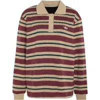 Adidas Originals STRIKKET POLOTRØJE MED STRIBER, størrelse XX-Large