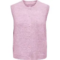 ONLY Strikvest 'ONLOLIVIA' lys pink
