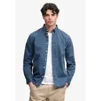 Superdry Garment Dyed Skjorte Med Lange ærmer
