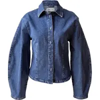 EDITED The Label Bluse 'Guya' blue denim