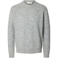 Selected Pullover 'Rai' grå-meleret