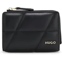 HUGO Quiltet pung med metallogobogstaver
