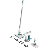 Black & Decker BHSM15FX08-QS, Bærbar damprenser, 0,5 L, Hvid, 6 m, 1500 W, 30 sek./side
