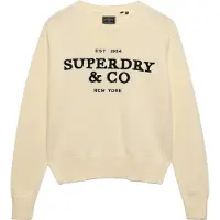 Superdry Superdrytil kvinder. W6110765A Jersey Heritage beige (M), Casual, Bomuld