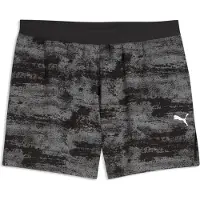 Puma Brightstride Dreamrun Printed Running 5" Shorts Men, Clothing, Black, XL