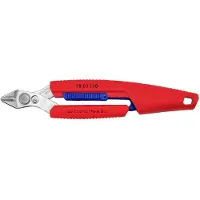 Knipex 78 03 150 Elektronik og finmekanik Tangnøgle Indstilling ved tryk på en knap, Finindstilling, overtrukket med plast 150 mm