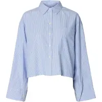 Selected Dannie Cropped Skjorte Med Lange ærmer