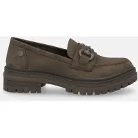 Refresh Refreshtil kvinder. 17142202-KAKI Mokkasiner 171422 khaki (40), Fast, 3-5 cm, Ingen, Casual, Grøn, Kunstlæder, Klassisk