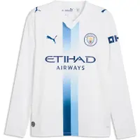 Puma Manchester City 26/27 Third Long Sleeve Jersey Men, Sport, White/Blazing Blue, M