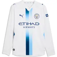 Puma Manchester City 26/27 Authentic Third Long Sleeve Jersey Men, Sport, White/Blazing Blue, S