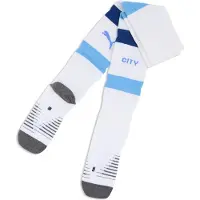 Puma Manchester City 26/27 Striped Socks Men, Clothing, White/Blazing Blue, 39-42