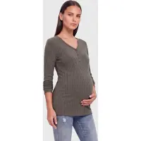 ONLY Maternity Shirts 'OLMLOLA' mørkegrøn