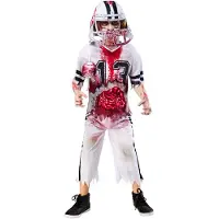 Rubies Udklædning - Zombie American Footballer - - 9-10 år (134-140) - Udklædning