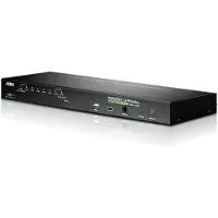 Aten KVM on the NET CS1708i - KVM switch - 8 x KVM port(s) - 1 lokalbruger - 32 IP-brugere - desktop