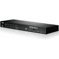 Aten CS1716A - KVM switch - 16 x KVM port(s) - monterbar på stativ - DC 5,3 V