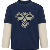 Hummel Bluse - HmlMini - Dress Blue - - 3 år (98) - Bluse