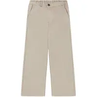 Minymo Bukser - Twill - Feather Gray - - 10 år (140) - Bukser - Bomuld