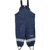 Sterntaler Regnbukser m. Seler/Fleece - PU - Navy - - 74 - Regnbukser