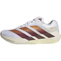 Adidas Sportssko 'Adizero Dropset Pro' kastaniebrun / cognac / hvid