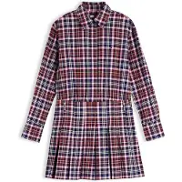 Tommy Hilfiger Blusekjole creme / navy / gammelrosa / cranberry