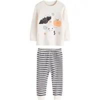 Next Nattøj 'Halloween Characters' mint / orange / sort / hvid