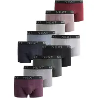 Next Boksershorts blå / navy / oliven / bær / carminrød / sort