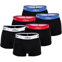 s.Oliver Boksershorts blå / rød / sort / hvid