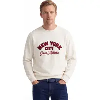 Gant Ganttil mænd. 2067153 Sæsonbeige designsweatshirt (XL), Casual, Bomuld