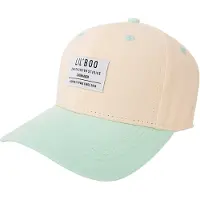 Lil' Boo Copenhagen Kasket - Organic Block Snapback - Peach/Mint - - 47-50 cm - Kasket