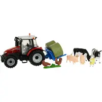 Britains Arbejdsmaskine - 43205 - 5612 - Traktor m. Dyr - - OneSize - Bil