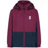 Lego Wear 3i1-jakke - LWJesse 600 - Bordeaux - - 5 år (110) - Vinterjakke