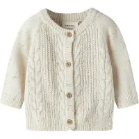 Lil´ Atelier Cardigan - Strik - NmfGalto - Kab - Turtledove - - 62 - Cardigan