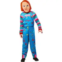 Rubies Udklædning - Chucky Child - - 9-10 år (134-140) - Udklædning