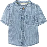 Name it Skjorte - Denim - NbmLeo - Light Blue Denim - - 68 - Skjorte