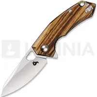 Black Fox The Corner - Satin - Zebra Wood foldekniv