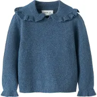 Name it Bluse - Strik - NmfKirstena - Vintage Indigo - - 3 år (98) - Bluse