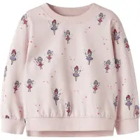 Name it Sweatshirt - NmfNisala - Raindrop On Roses - - 6 år (116) - Sweatshirt