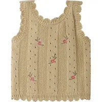 Lil´ Atelier Tanktop - Strik - NmfHalyn - Mojave Desert - - 6 år (116) - Tanktop