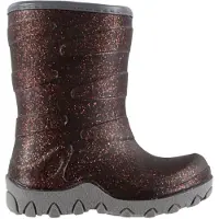 Mikk-Line Termostøvler - Glitter - French Roast - - 25 - Gummistøvler
