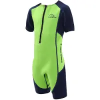 Aqua sphere Våddragt - Stingray - Neongrøn/Navy - - 4 år (104) - Våddragt
