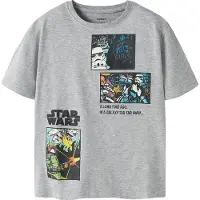 Name it T-shirt - Starwars - NkmMylle - Grey Melange - - 9-10 år (134-140) - T-Shirt